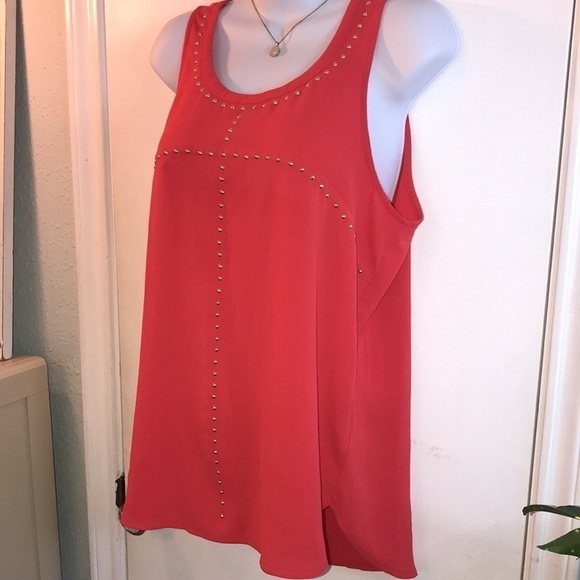 MICHAEL Michael Kors Red Tank Top Size Medium - Picture 5 of 11